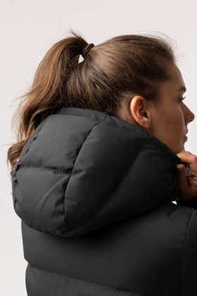 Dlouhý kabát Horze Paloma černý