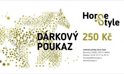 Dárkový poukaz v hodnotě 250 Kč