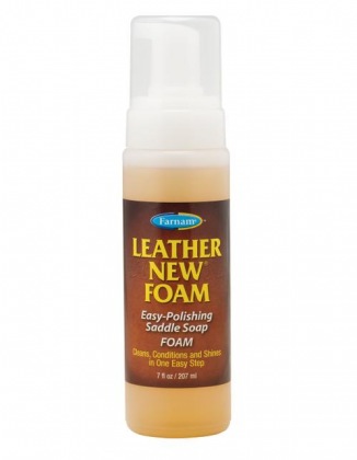Pěnové mýdlo na sedlo Farnam Leather New® Foam 207 ml