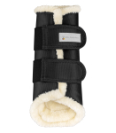 Chrániče Comfort Dressage s beránkem černé