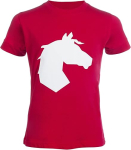 Dětské tričko HKM Horse Head třešňové